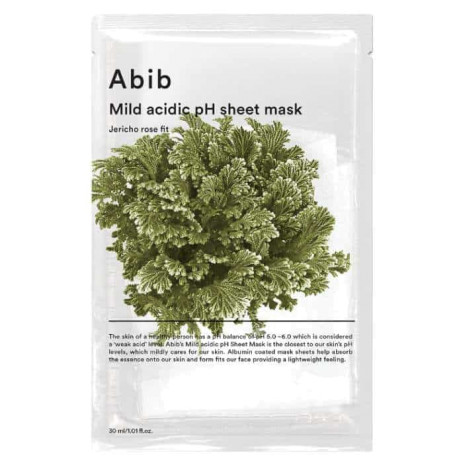 Увлажняющая слабокислотная тканевая маска для лица Abib Mild Acidic pH Sheet Mask Jericho Rose Fit