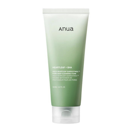 Глубокоочищающая пенка-скраб для умывания Anua Heartleaf Quercetinol Pore Deep Cleansing Foam