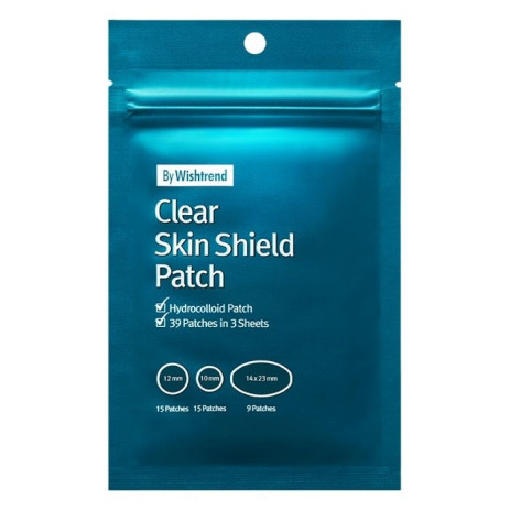 Гидроколлоидные патчи от прыщей By Wishtrend Clean Skin Shield Patch