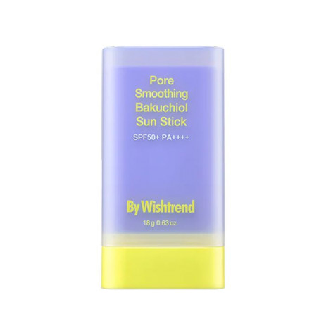 Сглаживающий солнцезащитный стик для лица с бакучиолом By Wishtrend Pore Smoothing Bakuchiol Sun Stick SPF50+ PA++++