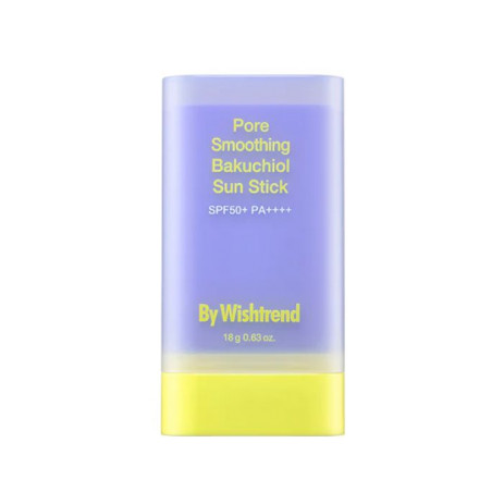 Сглаживающий солнцезащитный стик для лица с бакучиолом By Wishtrend Pore Smoothing Bakuchiol Sun Stick SPF50+ PA++++
