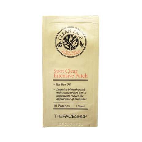 Наклейки от воспалений The Face Shop Clean Face Spot Clear Intensive Patch