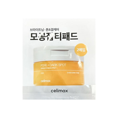 Осветляющие тонер-диски для лица Celimax Pore+Dark Spot Brightening Pad, 2 шт
