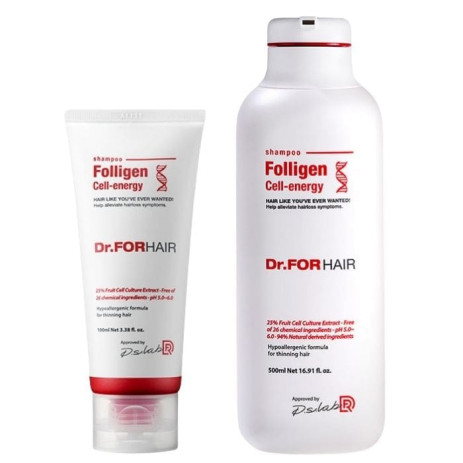Энергетический шампунь против выпадения волос Dr. ForHair Folligen Cell-Energy Shampoo