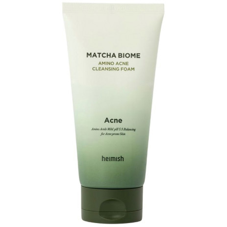 Очищающая пенка для проблемной кожи Heimish Matcha Biome Amino Acne Cleansing Foam