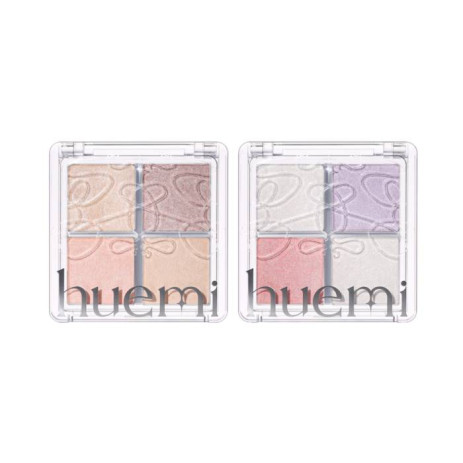 Мультифункциональная палетка-хайлайтер для лица Huemi Multi-Use Glow On Palette