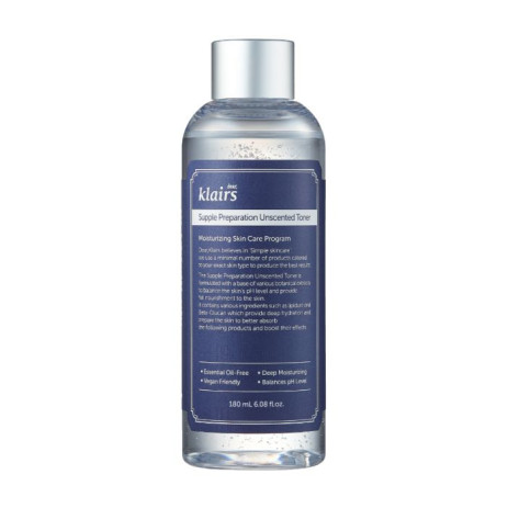 Тонер увлажняющий без запаха Klairs Supple Unscented Toner