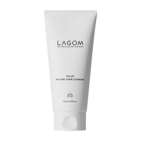 Мягкая балансирующая пенка для умывания Lagom Cellup pH Cure Foam Cleanser