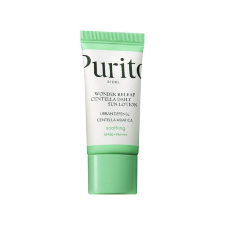 Успокаивающий солнцезащитный лосьон для лица Purito Wonder Releaf Centella Daily Sun Lotion SPF50+ PA++++