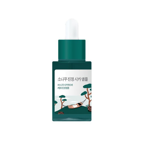 Успокаивающая сыворотка для лица с экстрактом сосны Round Lab Pine Calming Cica Ampoule