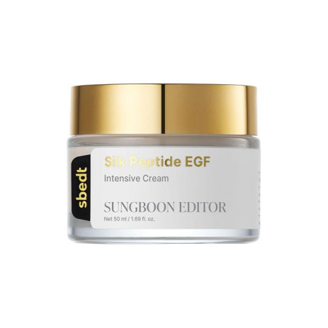 Лифтинг-крем для лица с пептидами и золотом Sungboon Editor Silk Peptide EGF Intensive Cream