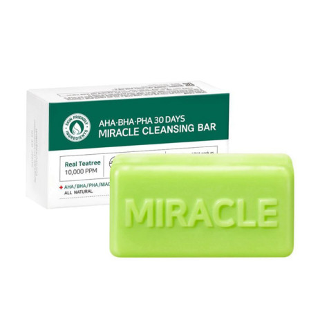 Мыло с кислотами для проблемной кожи Some By Mi AHA-BHA-PHA 30 Days Miracle Cleansing Bar