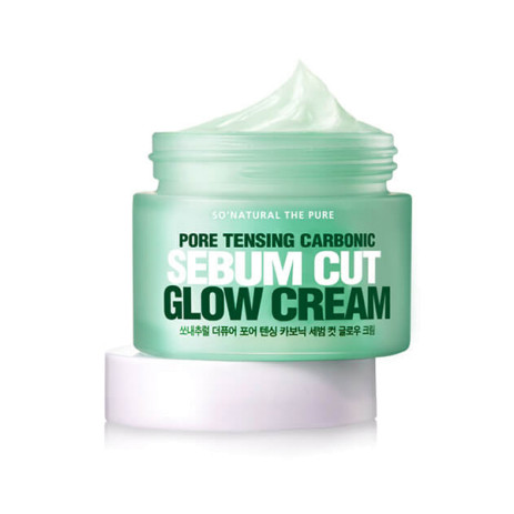 Крем для лица So Natural Pore Tensing Carbonic Sebum Cut Glow Cream