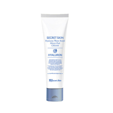 Крем для лица с эффектом микропилинга Secret Skin Hyaluron Water Bomb Micro Peel Cream