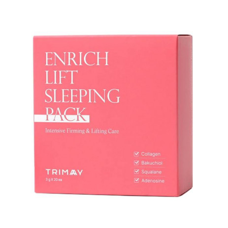 Ночная лифтинг маска со скваленом и аденозином Trimay Enrich-Lift Sleeping pack