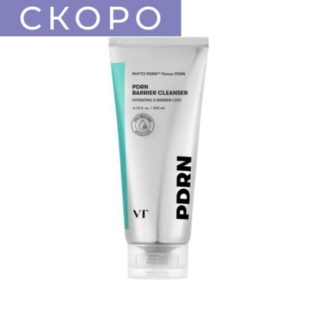 Очищающая увлажняющая мягкая пенка для умывания с ПДРН VT Cosmetics PDRN Barrier Cleanser