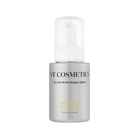 Осветляющая пузырьковая сыворотка для лица VT Cosmetics Niacinamide Glutathione Yellow Micro Bubble Serum