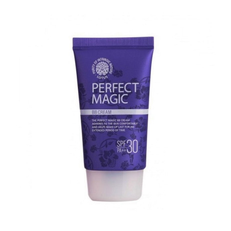 Матирующий ББ крем Welcos Lotus Perfect Magic BB Cream