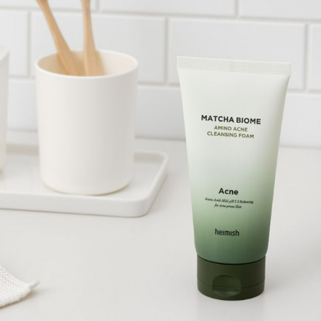 Очищающая пенка Heimish Matcha Biome Amino Acne Cleansing Foam купить в ...