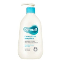 Мягкий ламеллярный крем-гель для душа Derma:B Creamy Touch Body Wash, 500 мл