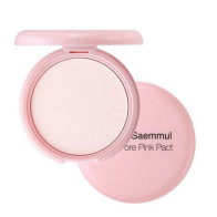 Розовая матирующая пудрая для лица The Saem Saemmul Perfect Pore Pink Pact