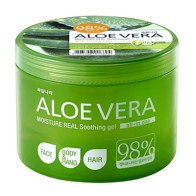 Гель для тела успокаивающий Welcos Kwailnara Aloe vera Moisture Real Soothing Gel 500 мл