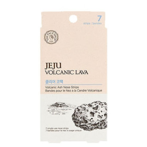 Набор от черных точек The Face Shop Jeju Volcanic Lava Volcanic Ash Nose Strips