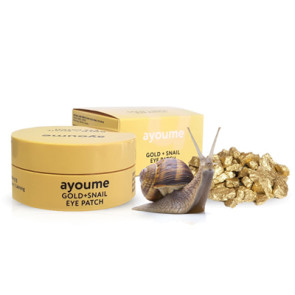 Антивозрастные патчи для глаз AYOUME Gold+Snail Eye Patch