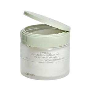 Купить Celimax Ji Woo Gae Cica BHA Blemish Toner Pad