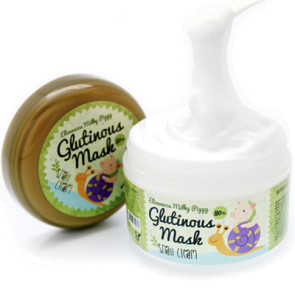 Крем-маска для лица с улиточным муцином Elizavecca Milky Piggy Glutinous Mask 80% Snail Cream