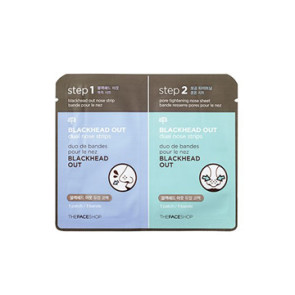 Стикеры от черных точек The Face Shop Blackhead Out Dual Nose Strips
