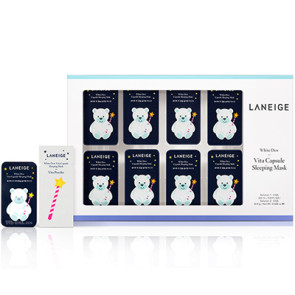 Осветляющая ночная маска для лица Laneige White Dew Vita Capsule Sleeping Mask