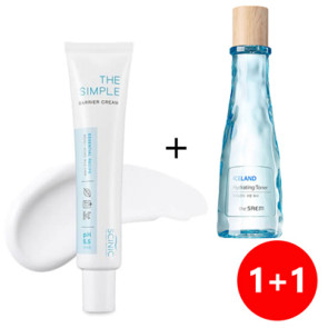 Набор 1+1 The Simple Barrier Cream + The Saem Iceland Toner (new)