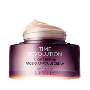 Антивозрастной ночной крем с пробиотиками Missha Time Revolution Night Repair Probio Ampoule Cream