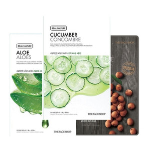 Набор 2 + 1 The Face Shop Real Nature Mask 