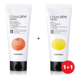 Набор 1+1 Clean Dew Foam Cleanser Lemon+Red Grapefruit