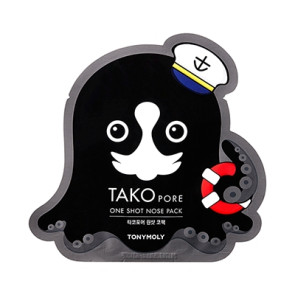 Стикер от черных точек Tony Moly Tako Pore One Shot Nose Pack