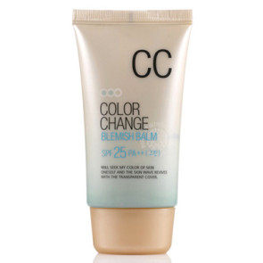 СС крем для выравнивания тона кожи Welcos Lotus Lotus Color Change Blemish Balm